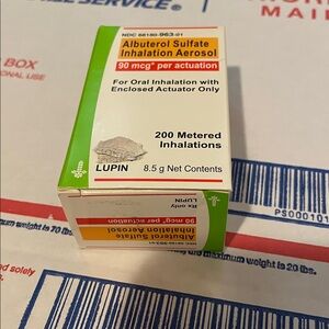 1 NEW Inhaler CASE with expire albuterol sulfate